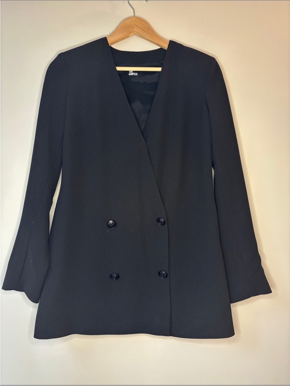 The Kooples Black Blazer Mini Double Breasted